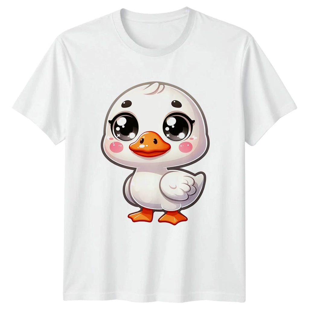 Cute Duckling Ducks Animals Mens T-Shirt Womens Tee Graphic Unisex Top