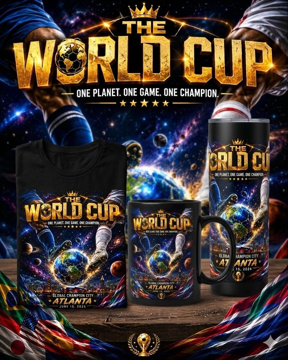 The World Cup one planet, one game, one champion, Atlanta 2026  T-Shirt