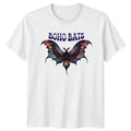 Boho Bats Womens T-Shirt Boho Halloween Halloween Gift For Her