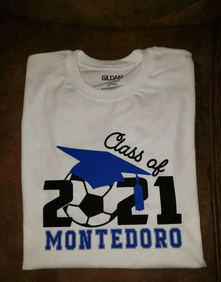 Class of 2021 Soccer Shirt * Senior Year * High School * College * last day * gi