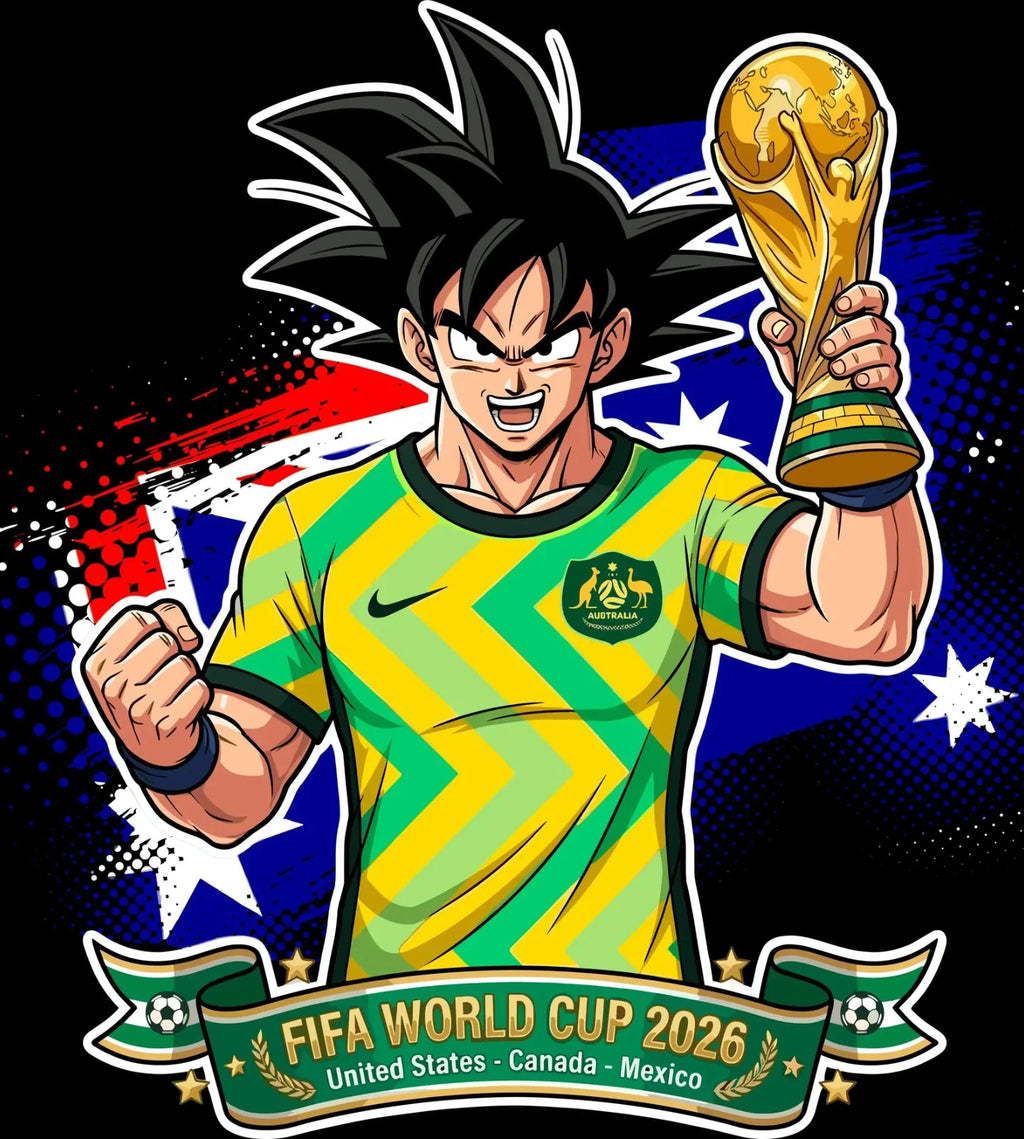 australlia World Cup Football DTF Iron On Heat Transfer Unisex Soccer T shirt