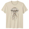 Boho Jellyfish T-Shirt Womens Marine Life Gift For Her