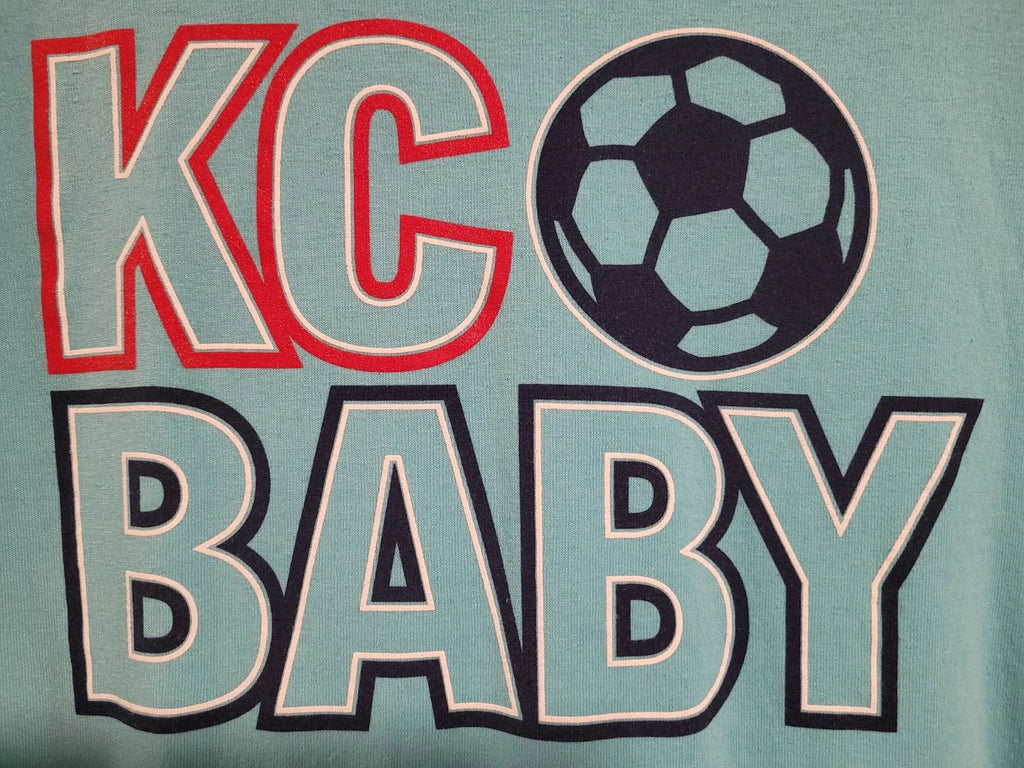 KC BABY Kansas City Current Soccer T-Shirt Unisex Adult XL EUC! Free Shipping!