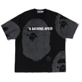 BAPE Black Graphic Tee A Bathing Ape Big Logo Streetwear Y2K Nigo Skater