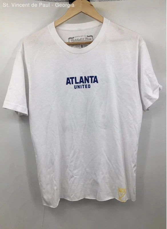 Mitchell & Ness Atlanta United Tee Shirt Unisex Medium Soccer White