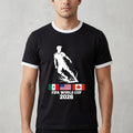 Football Tournament 2026 Player Ringer T-Shirt USA Canada Mexico Sports Gift Top
