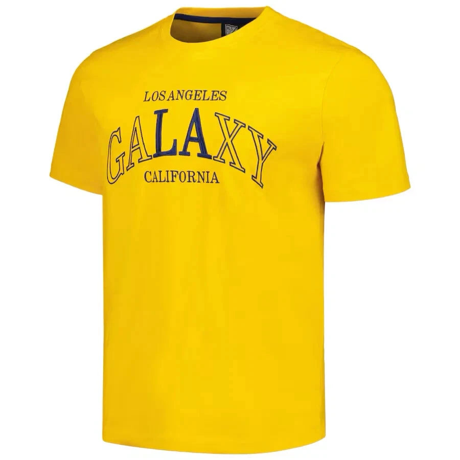 LA Galaxy Men's Heavy Relaxed Fit Tee, Yellow, XL
