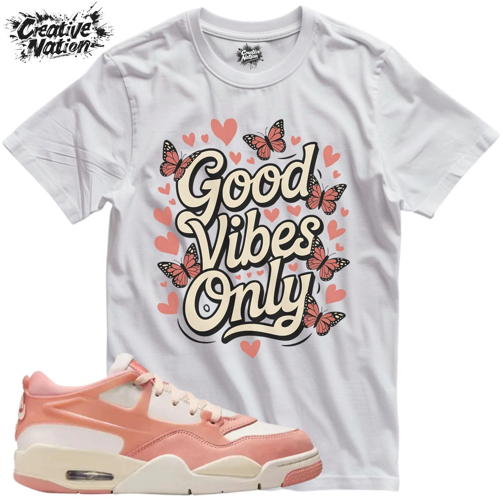 Shirt To Match 4 RM Guava Ice Unisex Tee Sneaker Shirt Good Vibes Only Shirt