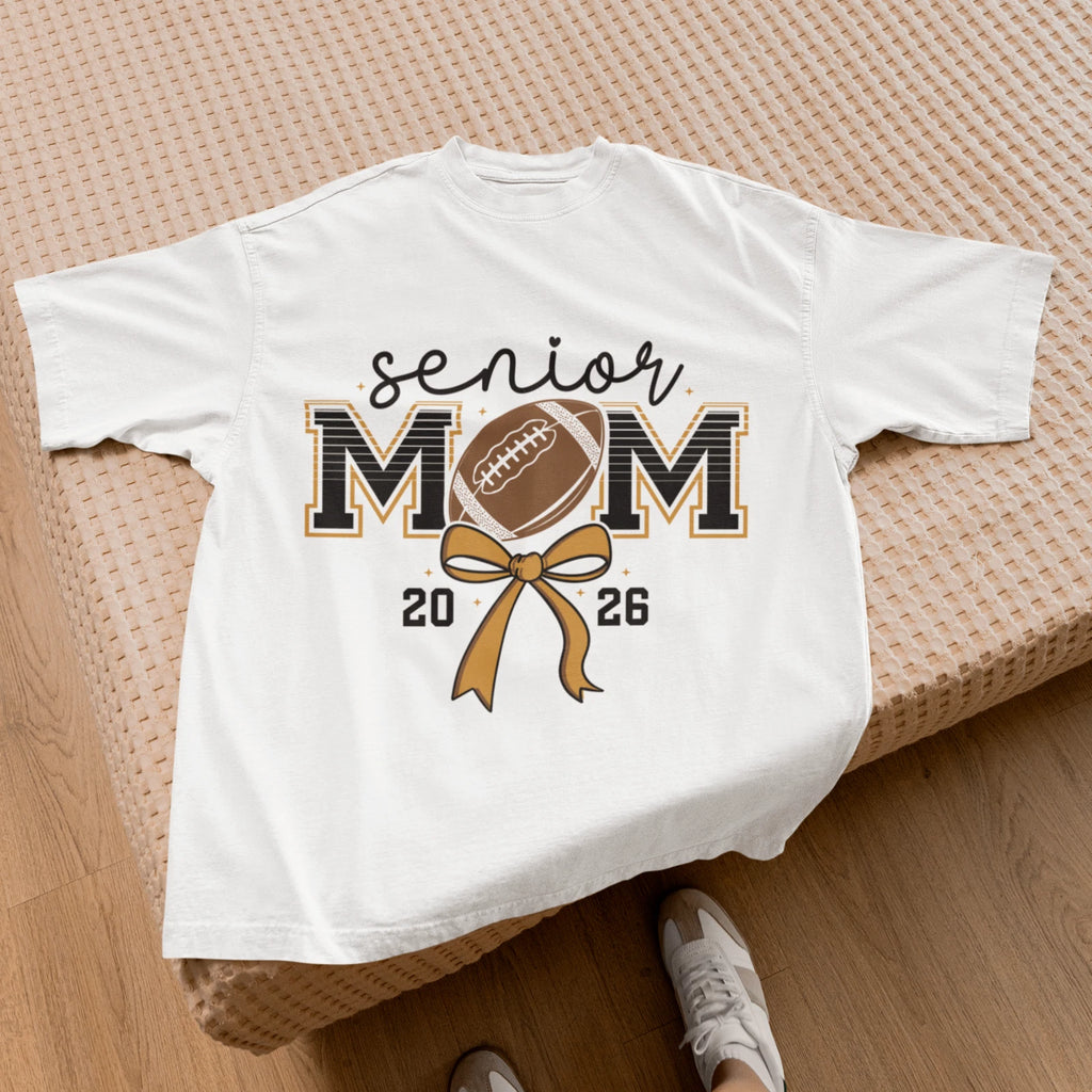 Football Senior Mom Shirt 2026 | Senior Mom Class of 2026 Final Season Tee