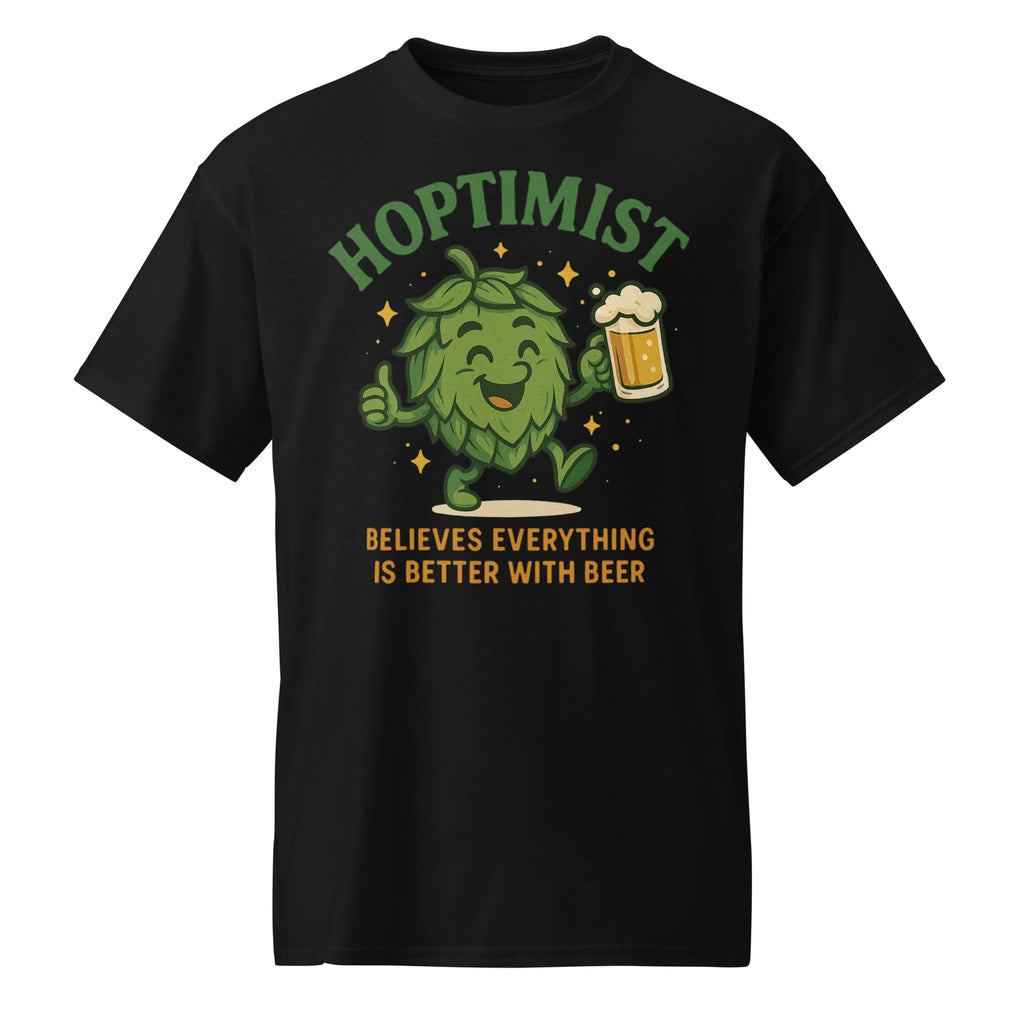 Craft Beer Funny Shirt Hoptimist Defintion IPAs Hops Home Brew Brewing T-Shirt