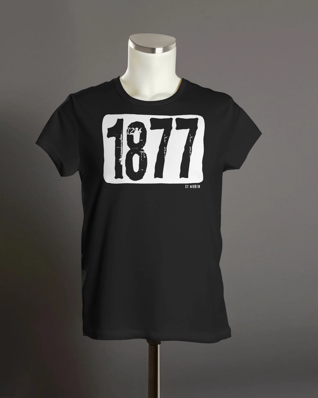 ST MIRREN 1877 T Shirt | Founded | Organic Unisex | Grunge