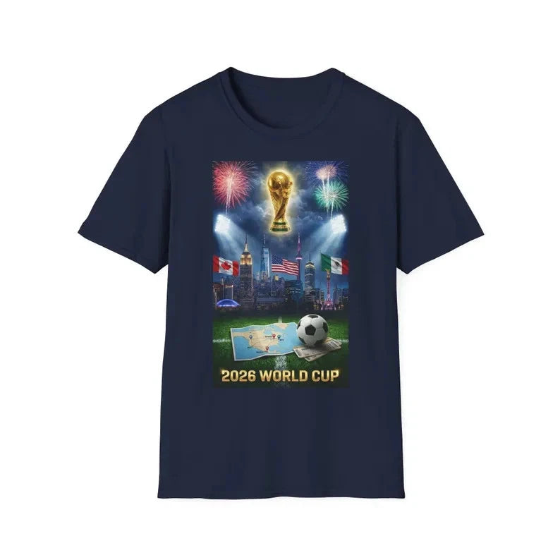 2026 World Cup Trophy T-Shirt | Soccer Stadium
