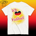 Germany Soccer T-Shirt, Football Fan Shirt, Ich Liebe Fußball German Tee