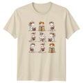 Cute Ghost Reading Book Flower Crown Womens T-Shirt Book Lover