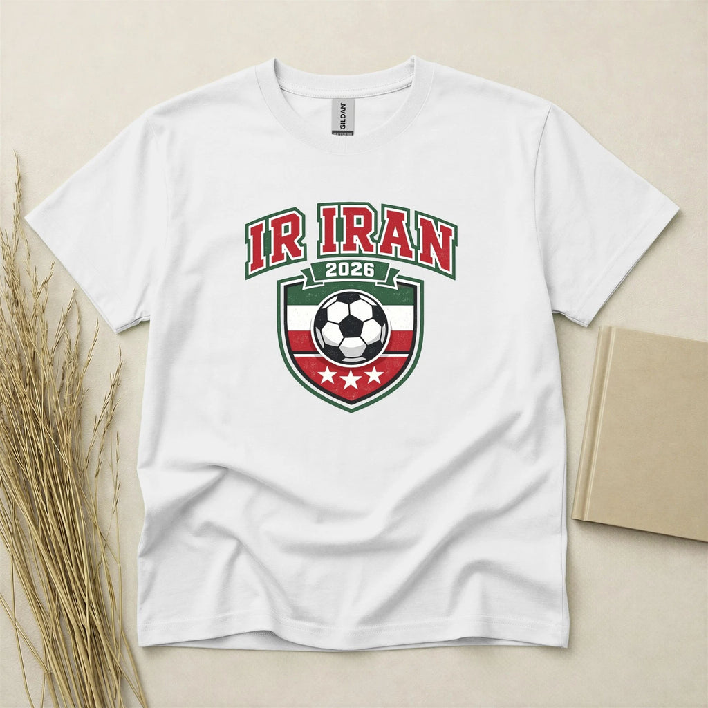 Iran 2026 Football Fan T Shirt Soccer Supporters Gildan Cotton Family Top