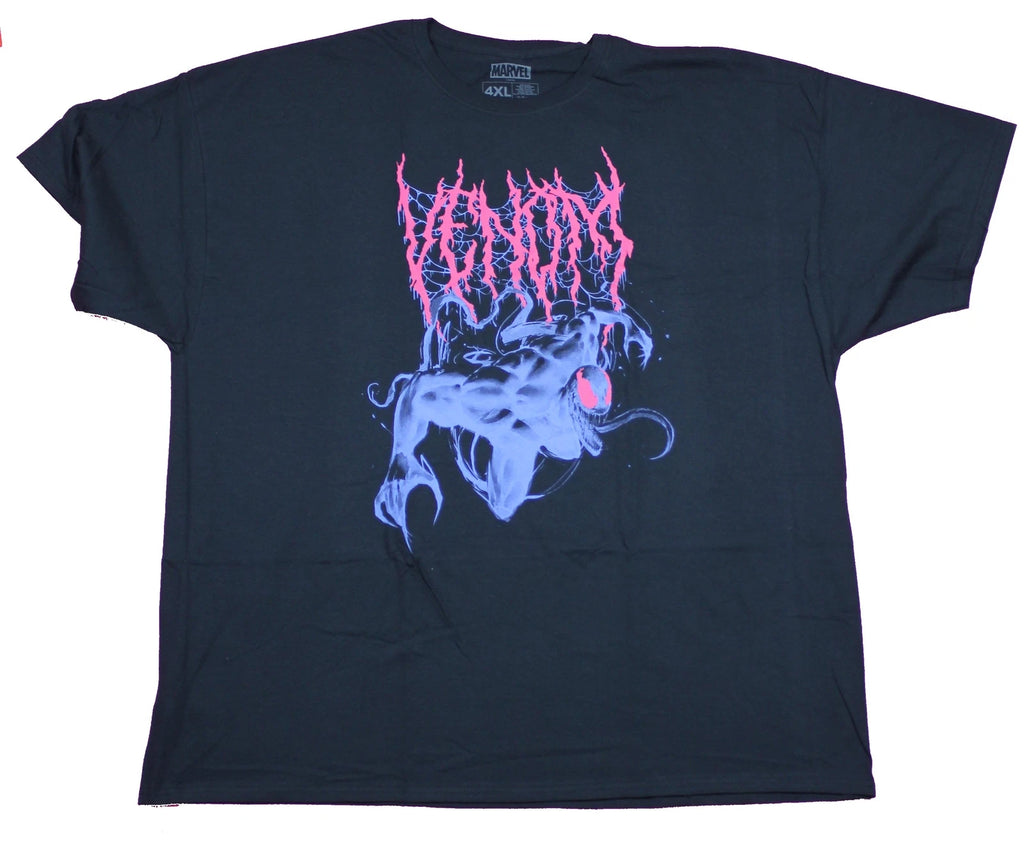 Venom Mens  T-Shirt- Dangling Negative Style Image Under Name