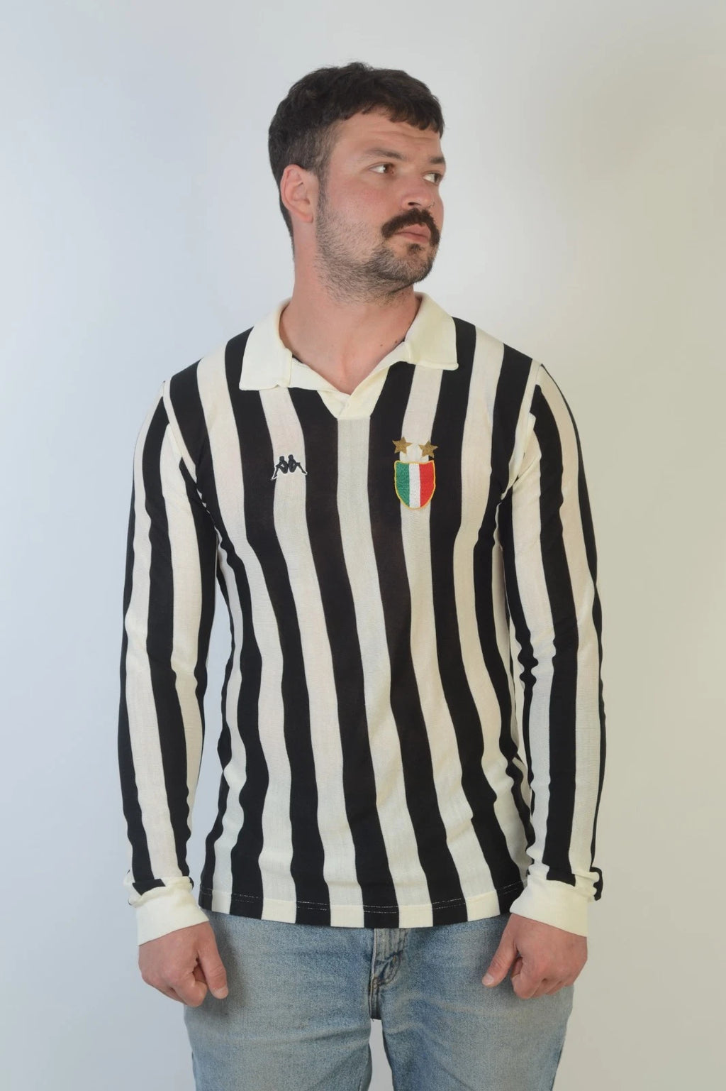 Vintage 1984/85 Kappa Juventus Shirt Jersey Italy Scudetto Long Sleeve Size 52