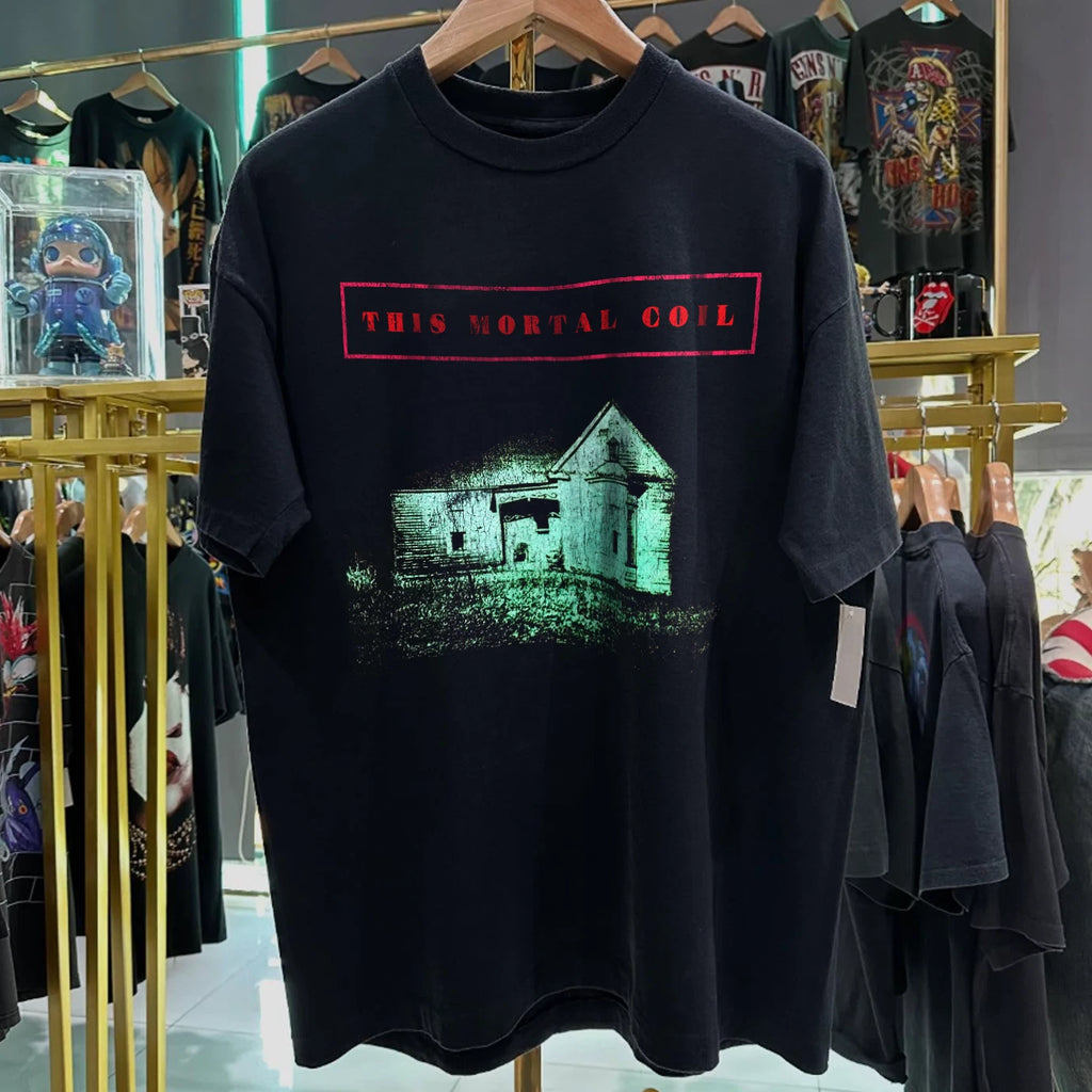 90s The Mortal Coil Aged T-Shirt Black M