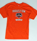mens HOUSTON DYNAMO Forever Orange SHIRT nwot Large L hockey team