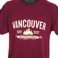 Vancouver Canada T Shirt Mens Size Large Red British Columbia Travel Destination