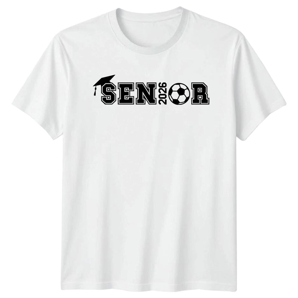 Senior 2026 T-Shirt Soccer Graduation Gift For Him And Her
