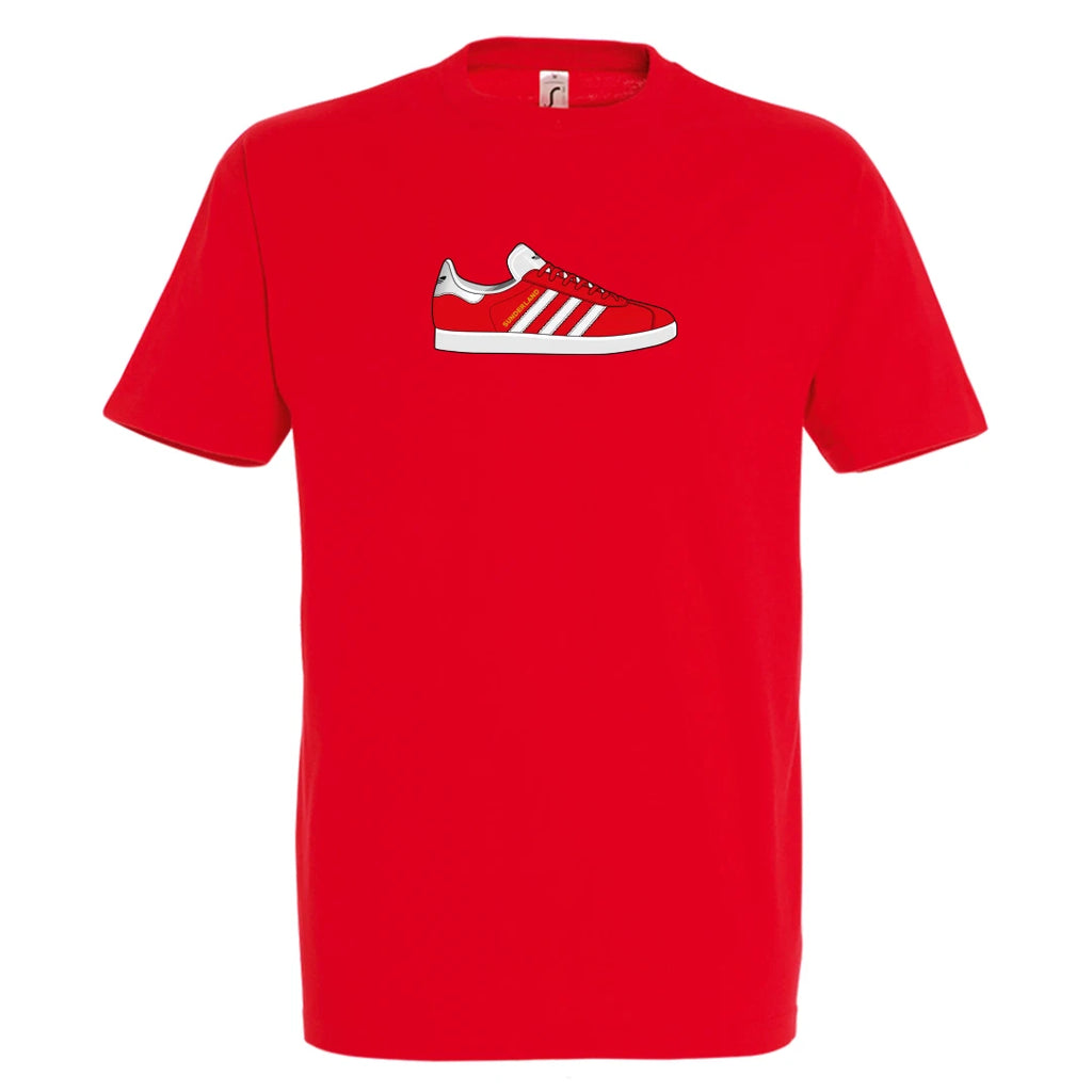 Gazelle Sunderland Football The Black Cats Stadium of Light Top Trainer T Shirt