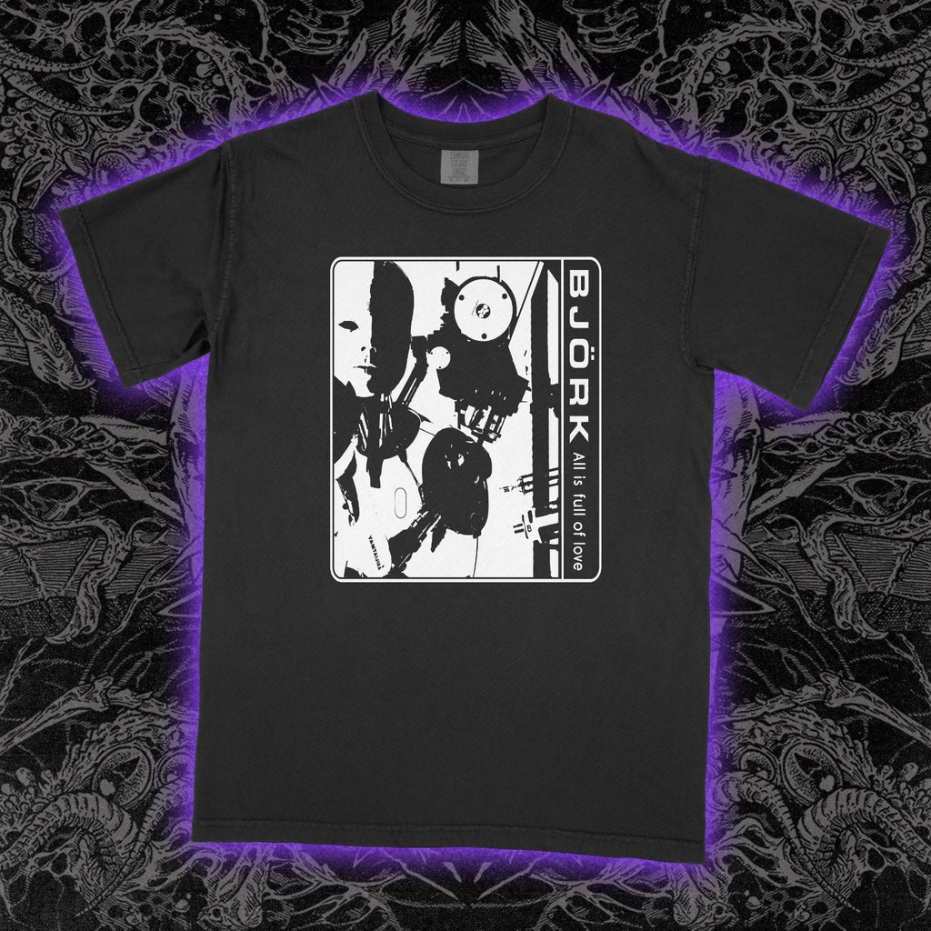 Björk All Is Full of Love T-Shirt Vintage Music Video Graphic Tee Unisex Soft