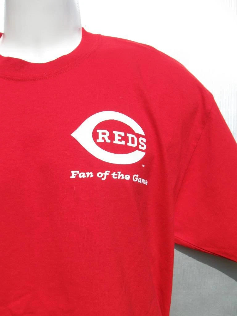 Cincinnati Reds #00 Fan of the Game Cincinnati Bell JERSEY red T-Shirt Men's L