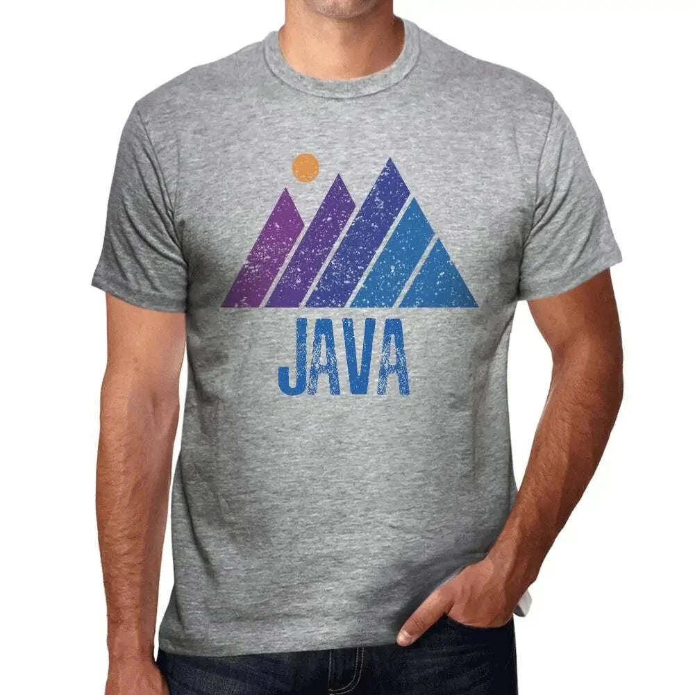 Men's Graphic T-Shirt Mountain Java Eco-Friendly Limited Edition Short Sleeve