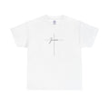 Jesus Script Cross T-Shirt — Minimalist Faith Tee