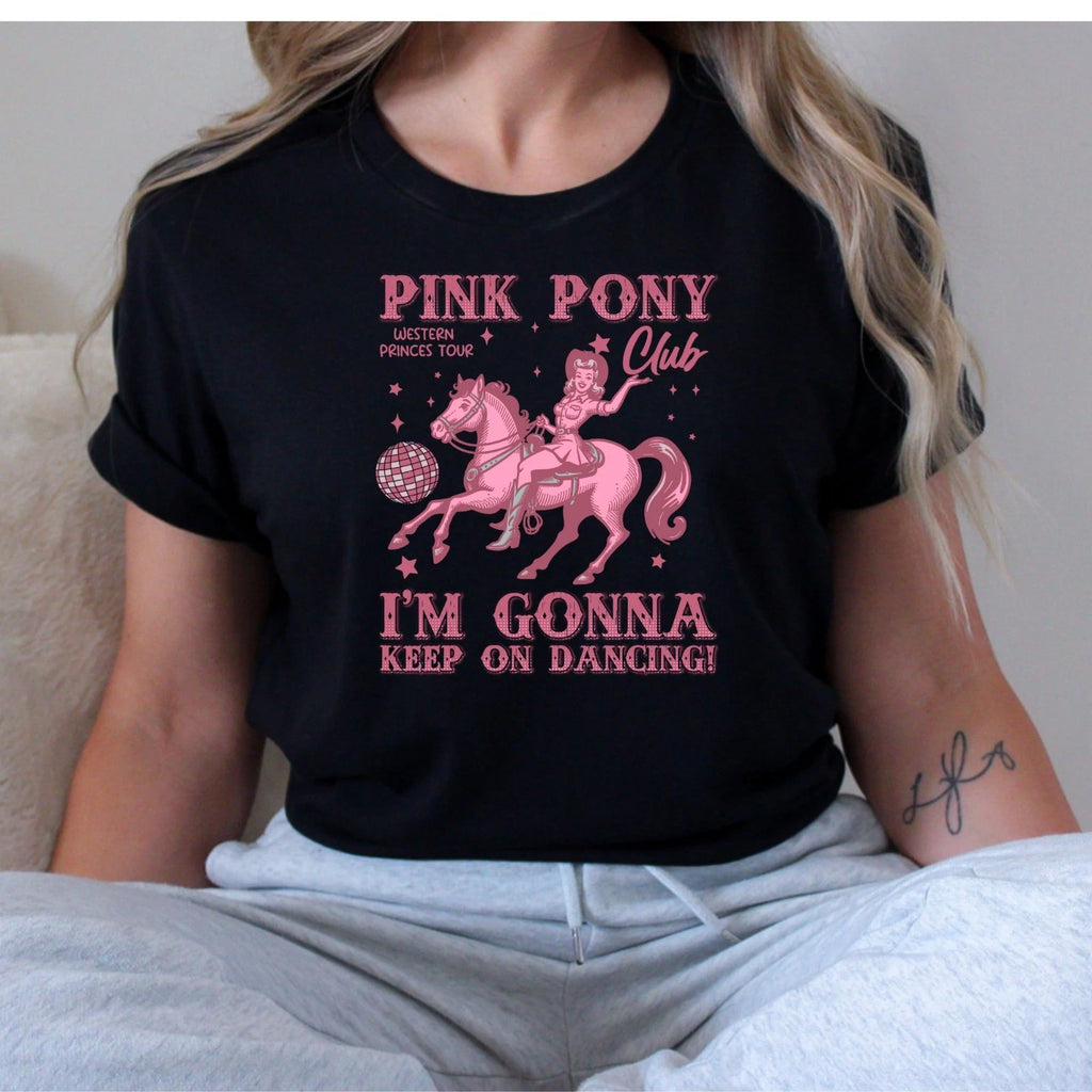 Pink Pony Club Funny Adult Humor Novelty T-Shirt