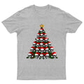 Skulls Christmas Tree T-Shirt Unisex Gift Retro Funny Womens Vintage