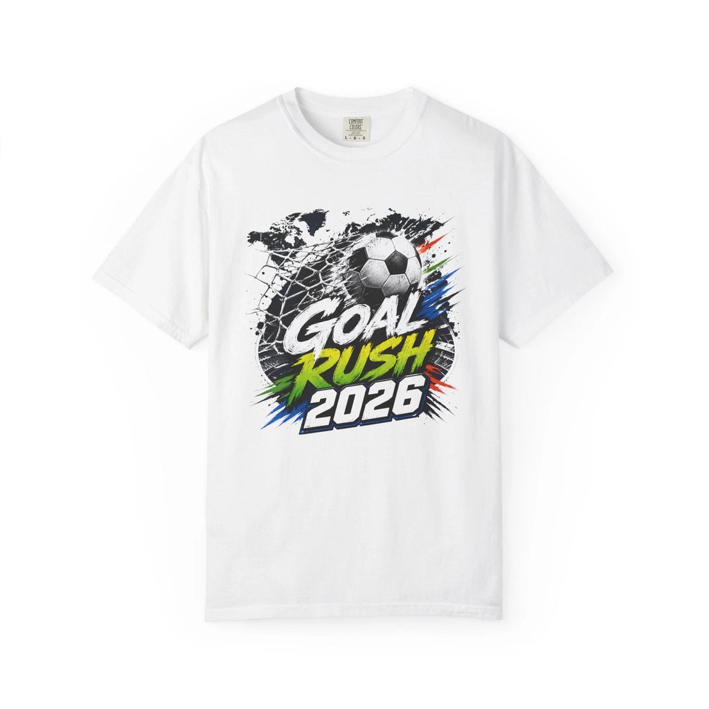 2026 Goal Rush Soccer Cup Lover Football Fan Graphic Tee Design