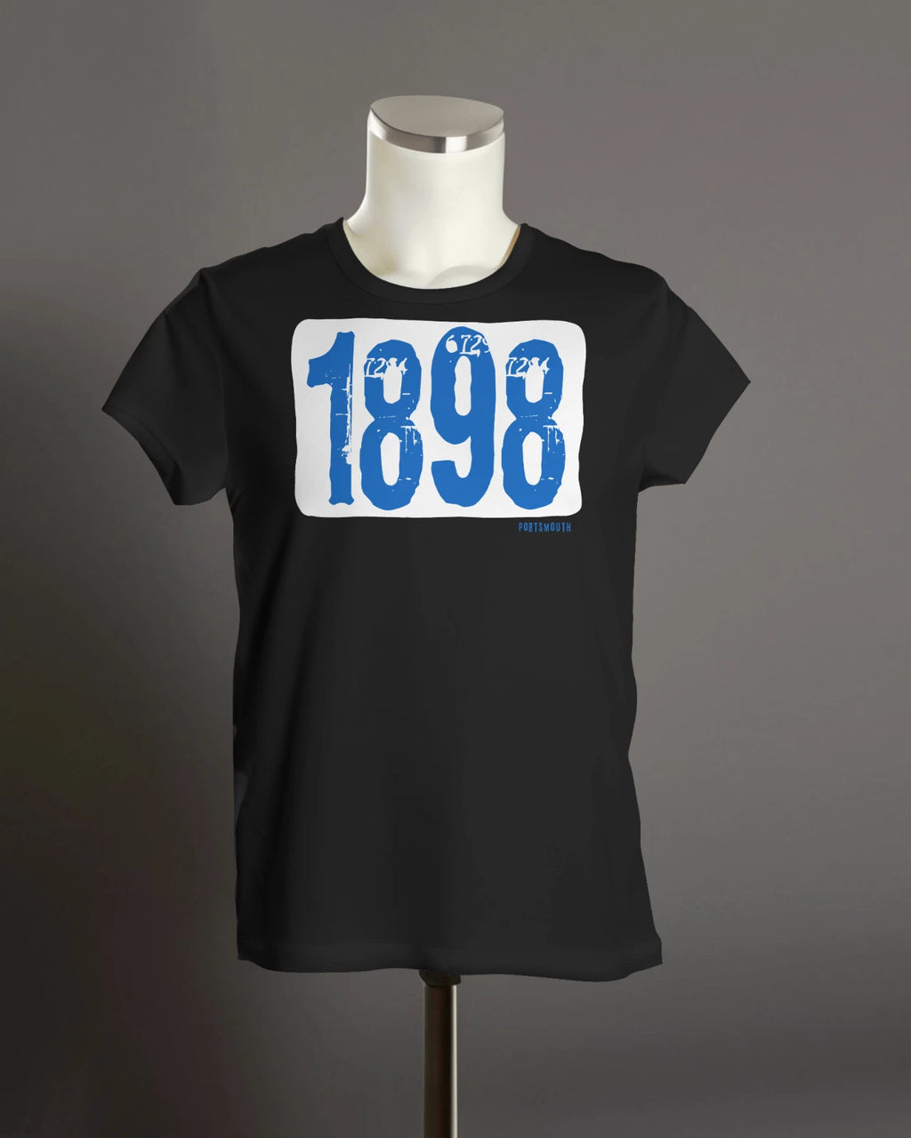 PORTSMOUTH 1898 T Shirt | Fratton Park Hampshire 6.57 Skull Patrol