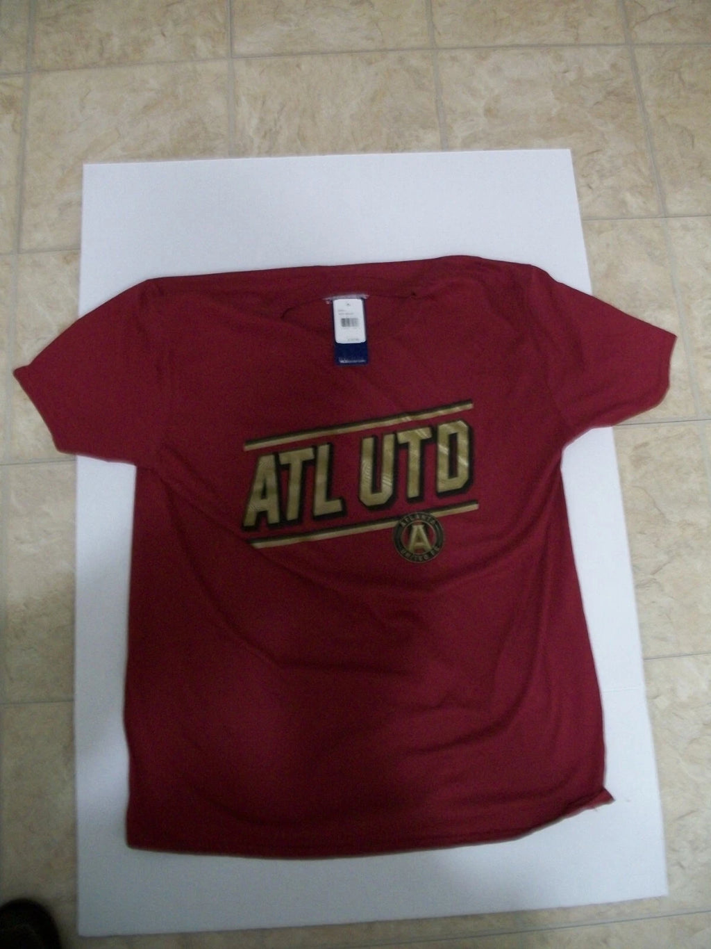 ATLANTA UNITED MLS OFFICIAL SOCCER MEN'S XL HEAVY MASCOT T- SHIRT NEW OLD STOCK