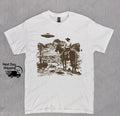 Western Cowboy UFO Tshirt, Vintage Cowboy Alien T-shirt, Vintage 90s Shirt