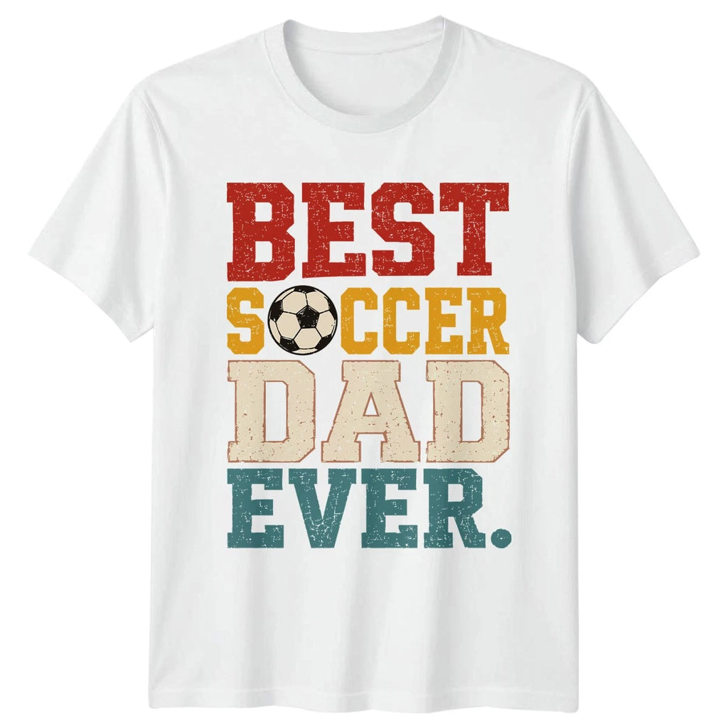 Best Soccer Dad Ever Mens T-Shirt Dad Soccer Fathers Day Gift For Him