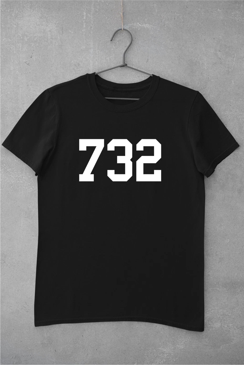 New Jersey Shirt, 732 Area Code, Toms River, New Brunswick, Lakewood Perth Amboy