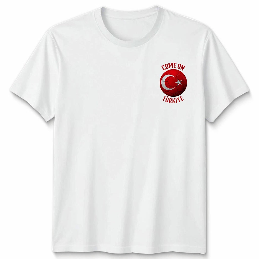Come On Turkiye Football Unisex Kids T-Shirt Country Pride Soccer Tee #WC
