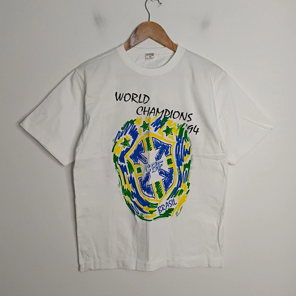 Vintage Brazil World Cup 1994 Shirt Mens Medium Soccer Football Futbol Champions