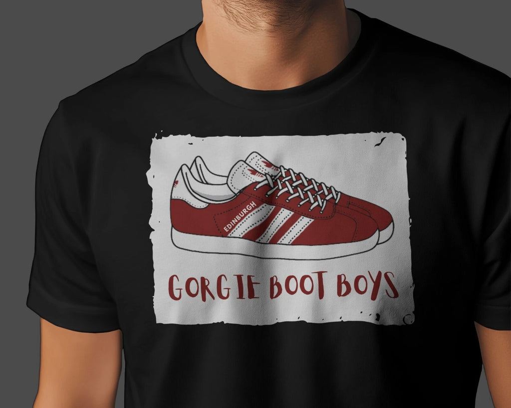 GORGIE BOOT BOYS Gazelle T-Shirt | Hearts Hooligans Edinburgh Midlothian Jam