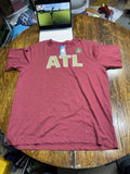 Atlanta United FC MLS TShirt Adult 2XL  Maroon Gold ATL Soccer Jersey Top New