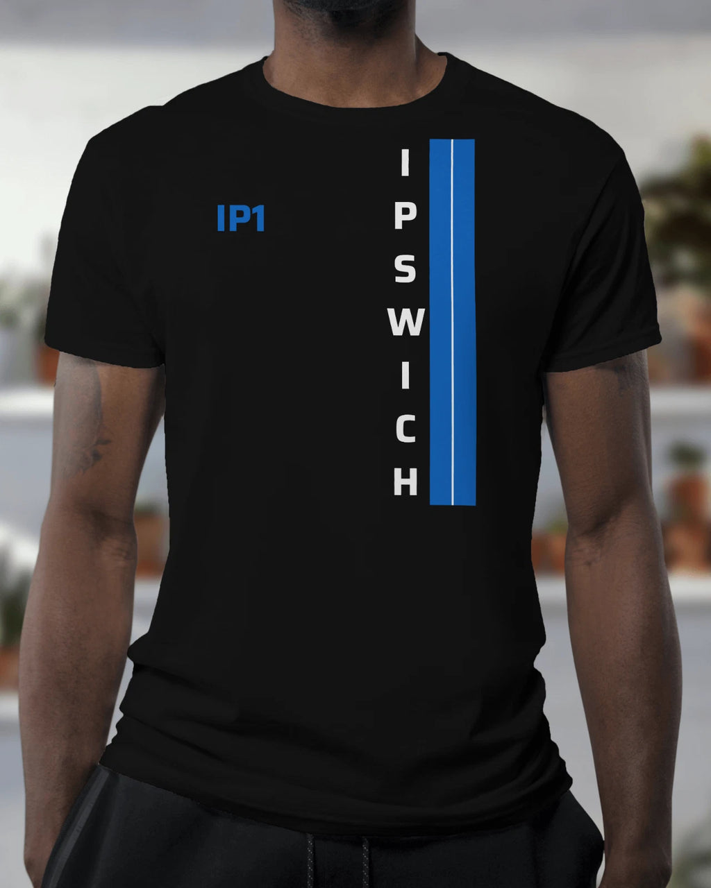 Ipswich IP1 T Shirt | Portman Road Tractor Boys Blues Suffolk