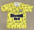 Mens I LOVE NY SOCCER Yellow Jersey Size L - M218