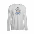 Adidas New York City FC Local Stoic Long Sleeve T-Shirt NYCFC Soccer White 2X