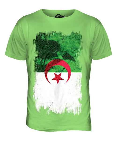 ALGERIA GRUNGE FLAG MENS T SHIRT TEE SHIRT XS S M L XL 2XL 3XL 4XL 5XL