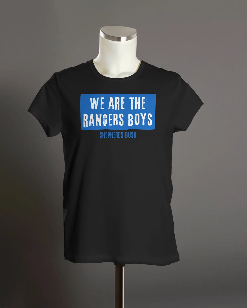 WE ARE THE RANGERS BOYS T Shirt | Shepherds Bush Hoops Retro Rs QP Loftus