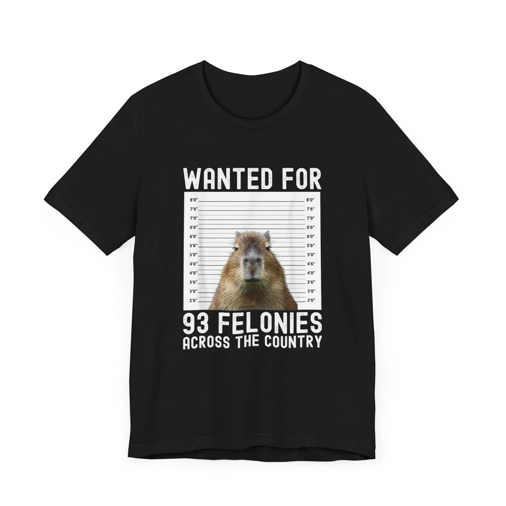 Capybara Mugshot Wanted Poster Meme shirt ,Capybara shirt ,Mugshot Wanted Poster