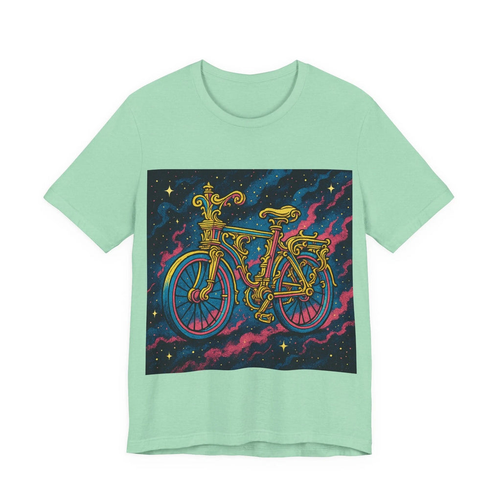 Cosmic Rococo Bicycle Pop Art T-Shirt
