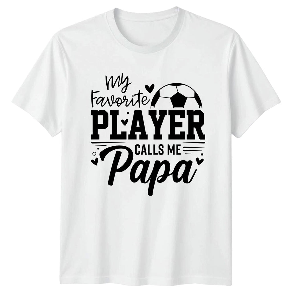 My Favorite Player Calls Me Mens T-Shirt Soccer Dad Soccer Fathers Day Gift